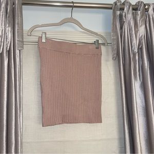 Garage Blush Mini Skirt